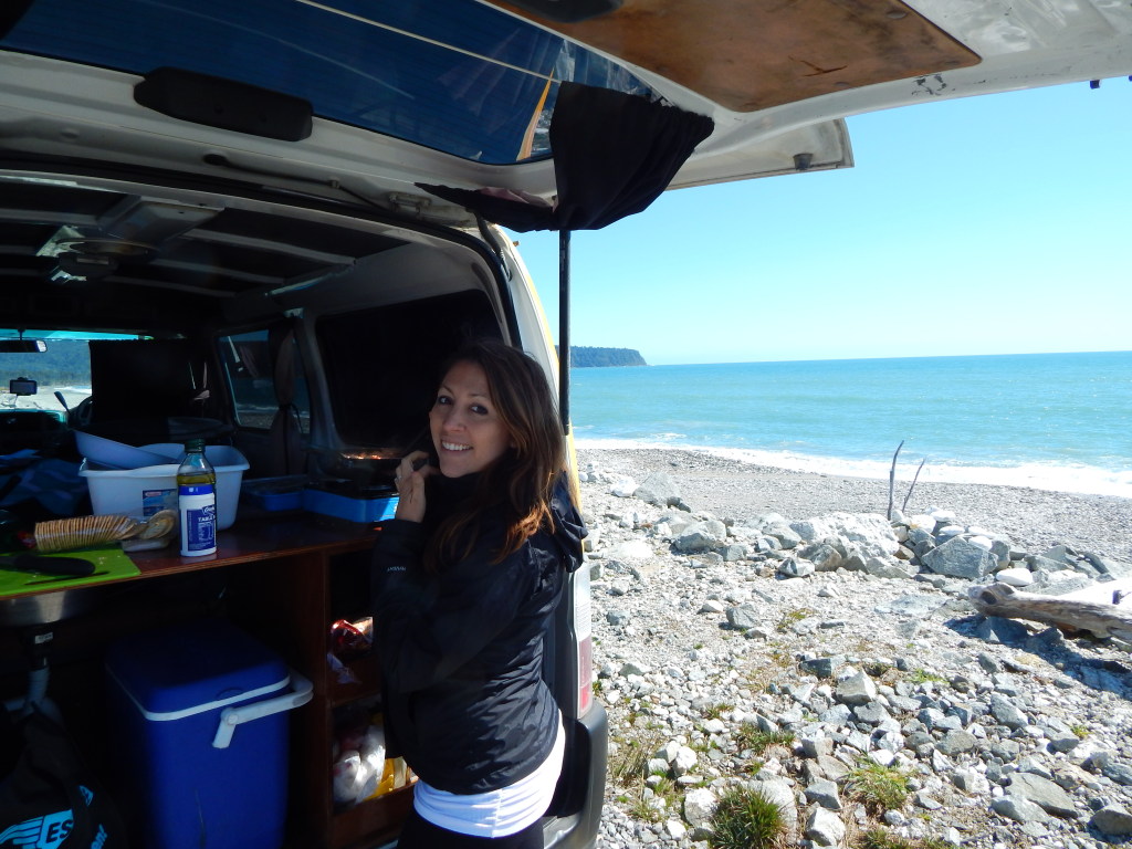 Roadside lunch